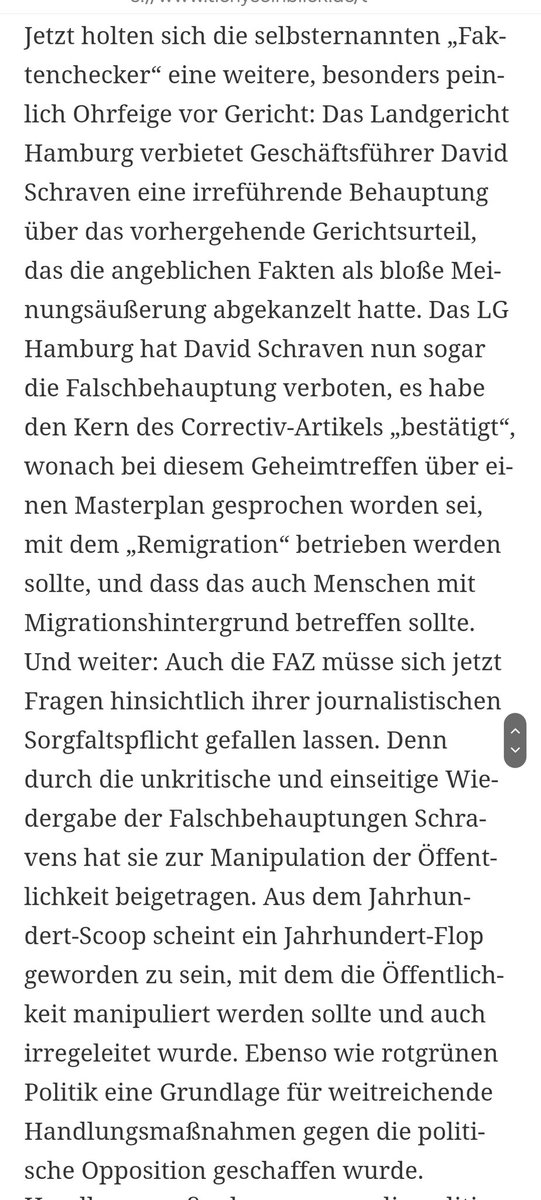 Niederlage von #Correctiv vor dem Hamburger Landgericht,  es war alles gelogen!