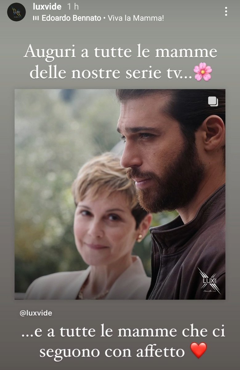 Ig/s @LuxVide Auguri a tutte le mamme delle nostre serie tv...🌸 ..e a tutte le mamme che ci seguono con affetto ♥️ #CanYaman #ViolaComellMare2