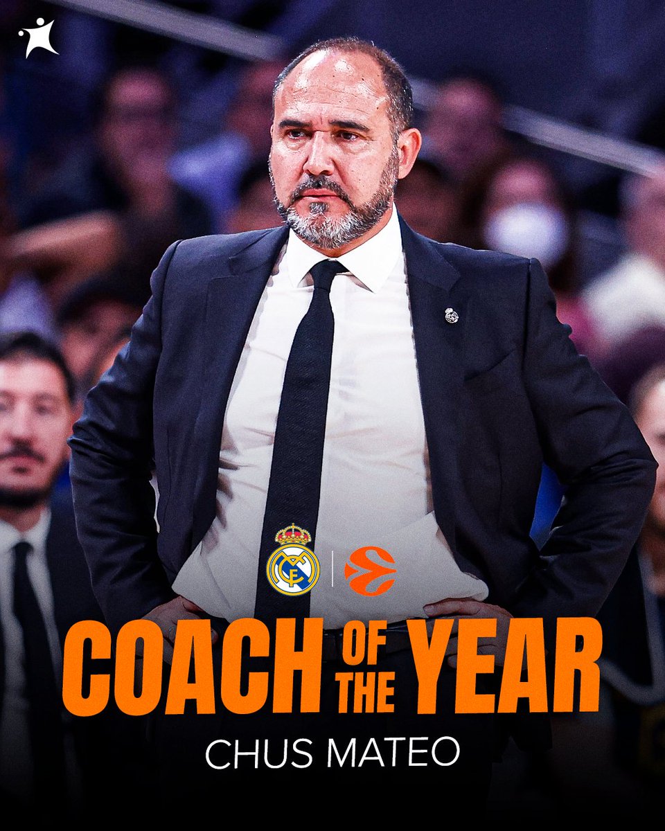 Chus Mateo wins EuroLeague Coach Of The Year award 🙌