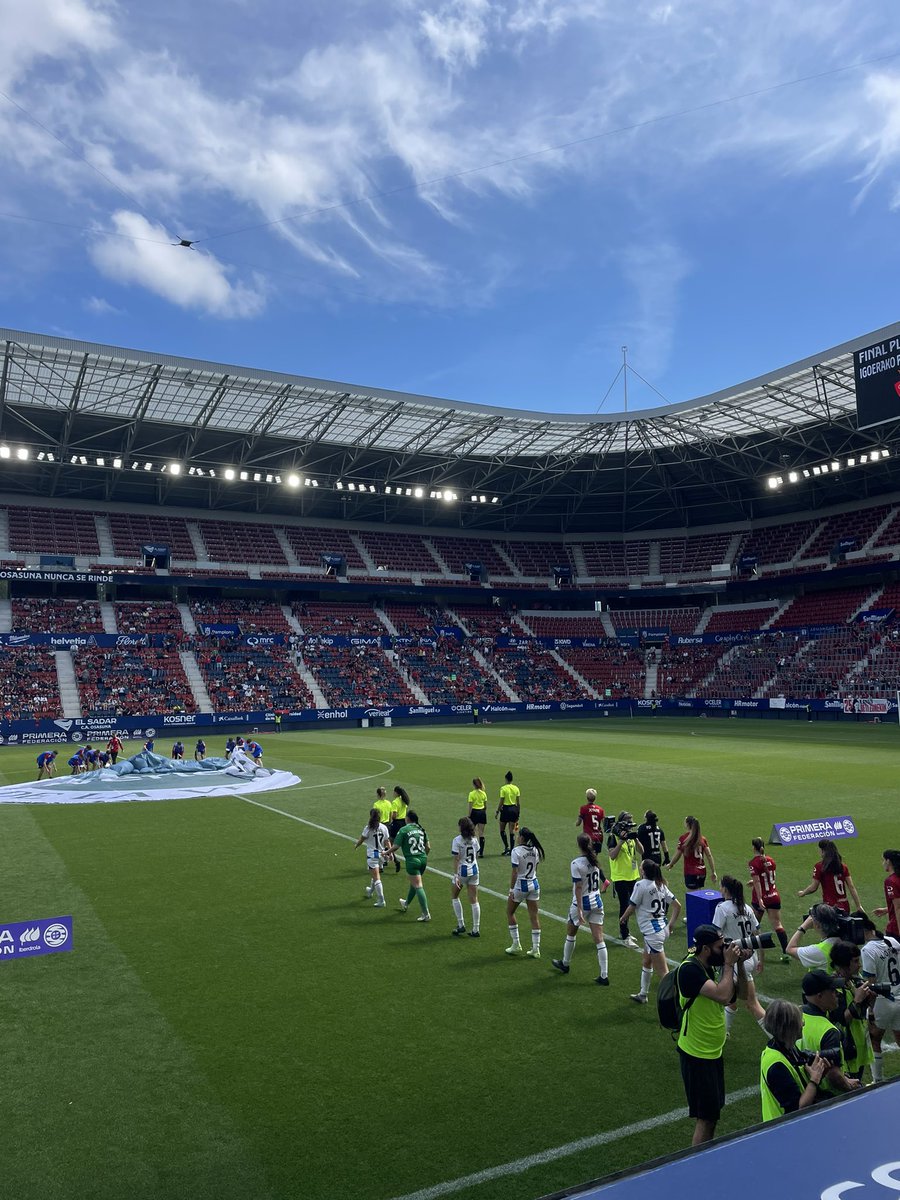 📍 Play-off de ascenso a #LigaF: CA Osasuna - RCD Espanyol.