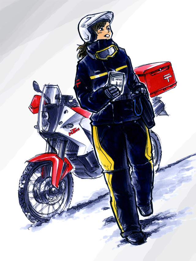 solo black hair 1boy gloves jacket male focus helmet  illustration images