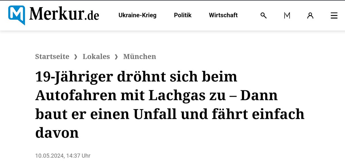 Paramilitärische Rollkommandos für #Cannabis-Konsumenten, & Lachgas freiverkäuflich in Snackautomaten? 

Bayerns drogenpolitischen Geisterfahrer; Unter jungen Menschen entwickelt sich #Lachgas zu einer Partydroge, mit gesundheitlich weitreichenden Folgen.
#soeder #NieMehrCDUCSU