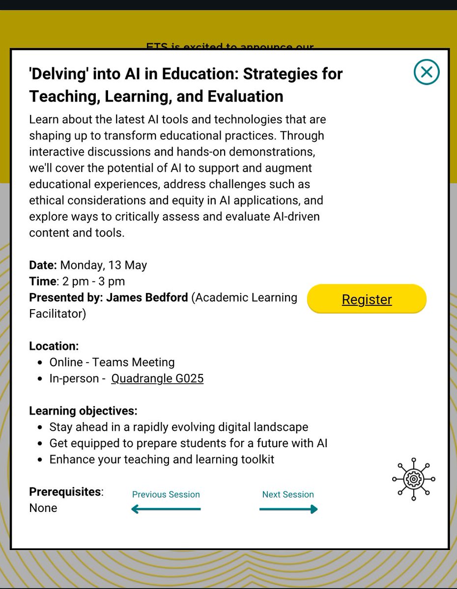 Tomorrow I’m talking about AI tools in higher ed and what this means for students and educators alike. I’ll aim to explore the positive examples I’ve seen to the dangers and limitations. The session will be a culmination of the last few years of my workshops on AIED.