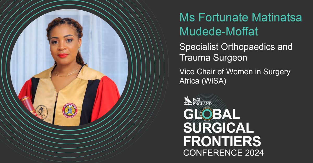 How do we tackle healthcare inequality? Join the @RCSNews Global Surgical Frontiers Conference, 25-27 June, to address the urgent need for change & hear from influential voices such as @matinastarr, Vice Chair of @WomenSurgAfr. 50% discount for members: ow.ly/CcE250RAgmv