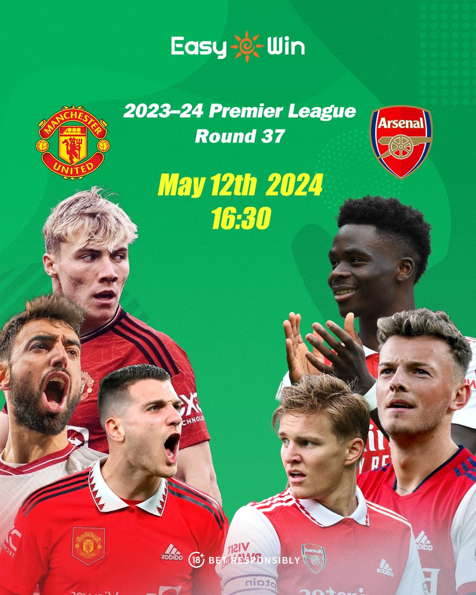 ⚔Manchester United vs Arsenal⚔

Many soccer fans are already excited for the upcoming match between Manchester United and Arsenal FC in the Old Trafford today.

⚽Will Arsenal take back their first position on the League table?

 #MUNARS