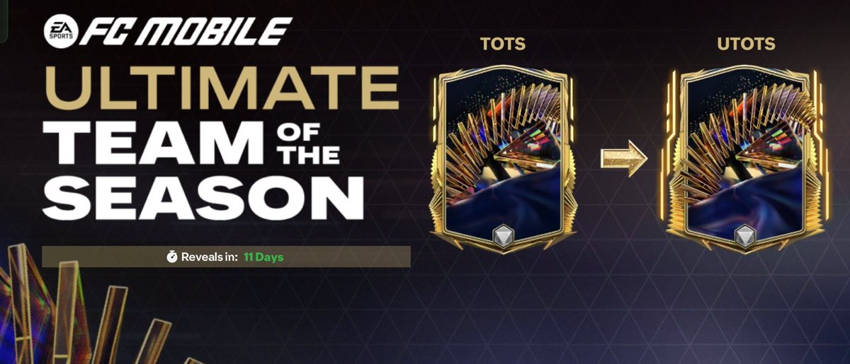 PREPARATION FOR UTOTS! 🪄 > URP 🌀: Right now don't waste URP on TOTS › Because You will definitely change those players soon due to UTOTS players We regularly change players in team so, it's better so save them for UTOTS players > COINS 💰: Don't dump your coins just…