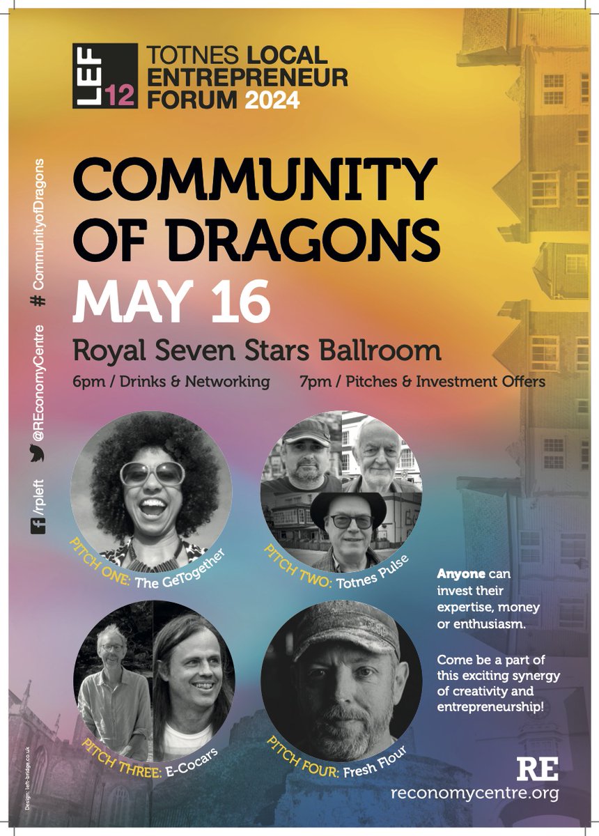Economic resilience. Regenerative and convivial. Deeply adaptive. Caring for each other and all the critters, all the plants, all the living things. Let's invest ourselves in the happy task of bringing these words to life...

Join us May 16th for the 12th Local Entrepreneur Forum