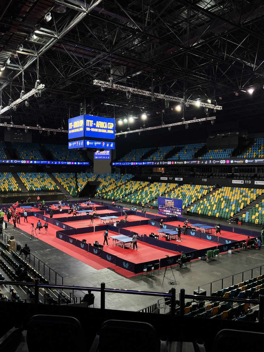 Resumed for this week's 2k hustle at the magnificent @bkarenarw in Kigali, Rwanda for the 2024 @ITTFAfrica Cup and the Paris @Olympics Qualification tournament (singles) 🏓 #ITTFAfricaCup24 #ITTFAFricaKigali24