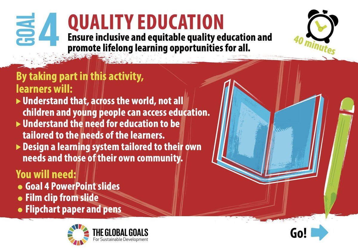 We've created free Global Goals Packs for primary and secondary level! Inspire pupils to take action around the SDGs - fight inequality and injustice, end extreme poverty and tackle climate change. 17 colourful postcards and accompanying booklet ✅ buff.ly/3u1dKQ5