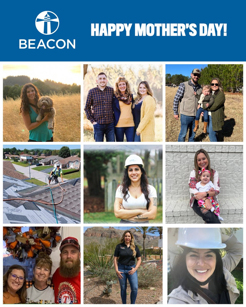 Happy Mother's Day from #TeamBeacon! Celebrating every mom today and everyday, especially the ones rocking the roofing industry.👷‍♀️💐