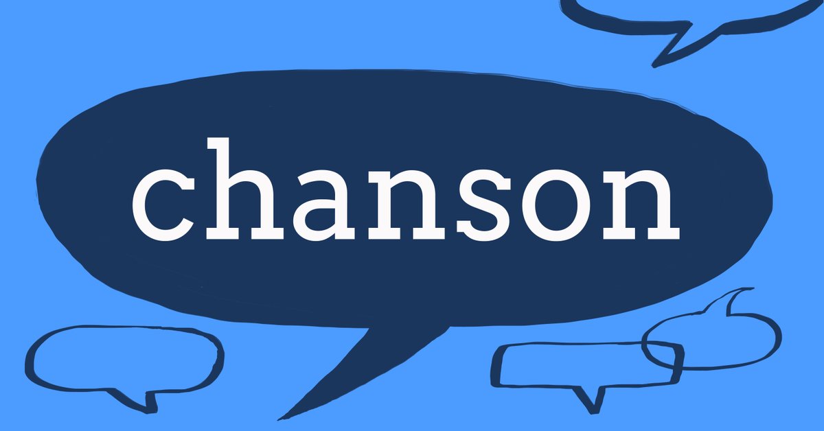 #wordoftheday CHANSON – N. (French) A song. ow.ly/luNA50RyyHt #collinsdictionary #words #vocabulary #language #chanson