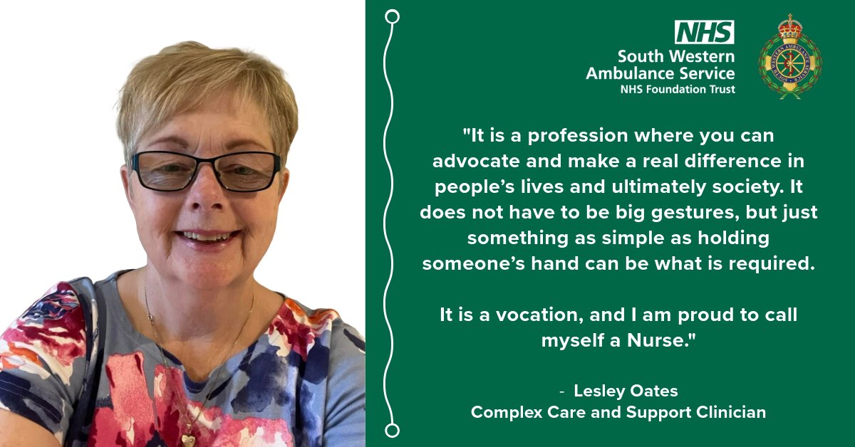 Complex Care and Support Clinician, Lesley, started working in the NHS over 40 years ago! 💚 As we continue our celebrations for #InternationalNursesDay find out more about Lesley’s journey and the work she does in our Emergency Operations Centre. ▶️ swast.nhs.uk/celebrating-ou…