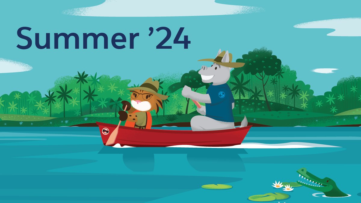 Get started with the #SalesforceRelease in a Box, an enablement kit to help you and your team get details about the newest innovations available in the Summer ’24 Release: sforce.co/3Uv4e3O