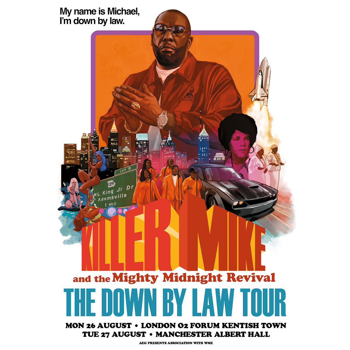 🎤🔥 @KillerMike is taking over the stage, delivering raw & powerful performances with the #DownByLaw Tour! Stops at @O2ForumKTown & @Alberthallmcr, don't miss his unmatched energy & thought-provoking lyrics! ⏰ Tickets are on sale now 🎫 w.axs.com/3P6050QKAml