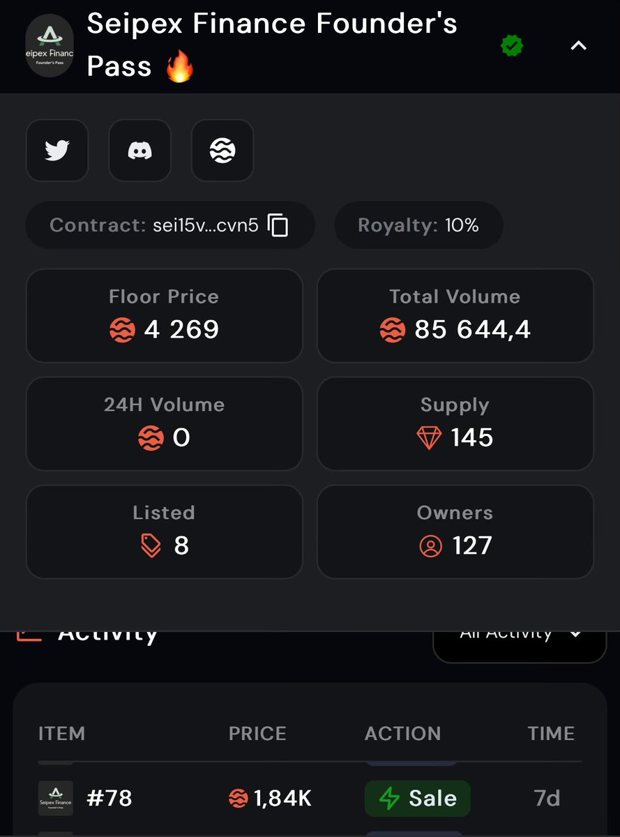 0xDrakarna's tweet photo. Founders pass sale 1.8k SEI > 3k SEI

With the current FP of passes this puts the $SPEX entry for @base autosniper at a $700 discount. 🫵😎

$SPEX holding strong in the turbulent market at 200K mcap as I’m writing this. 

#GM #WEEKEND #WARRIORS #Base #AutoSniper #Sniper #bullish https://t.co/y3Ti1nZZnl