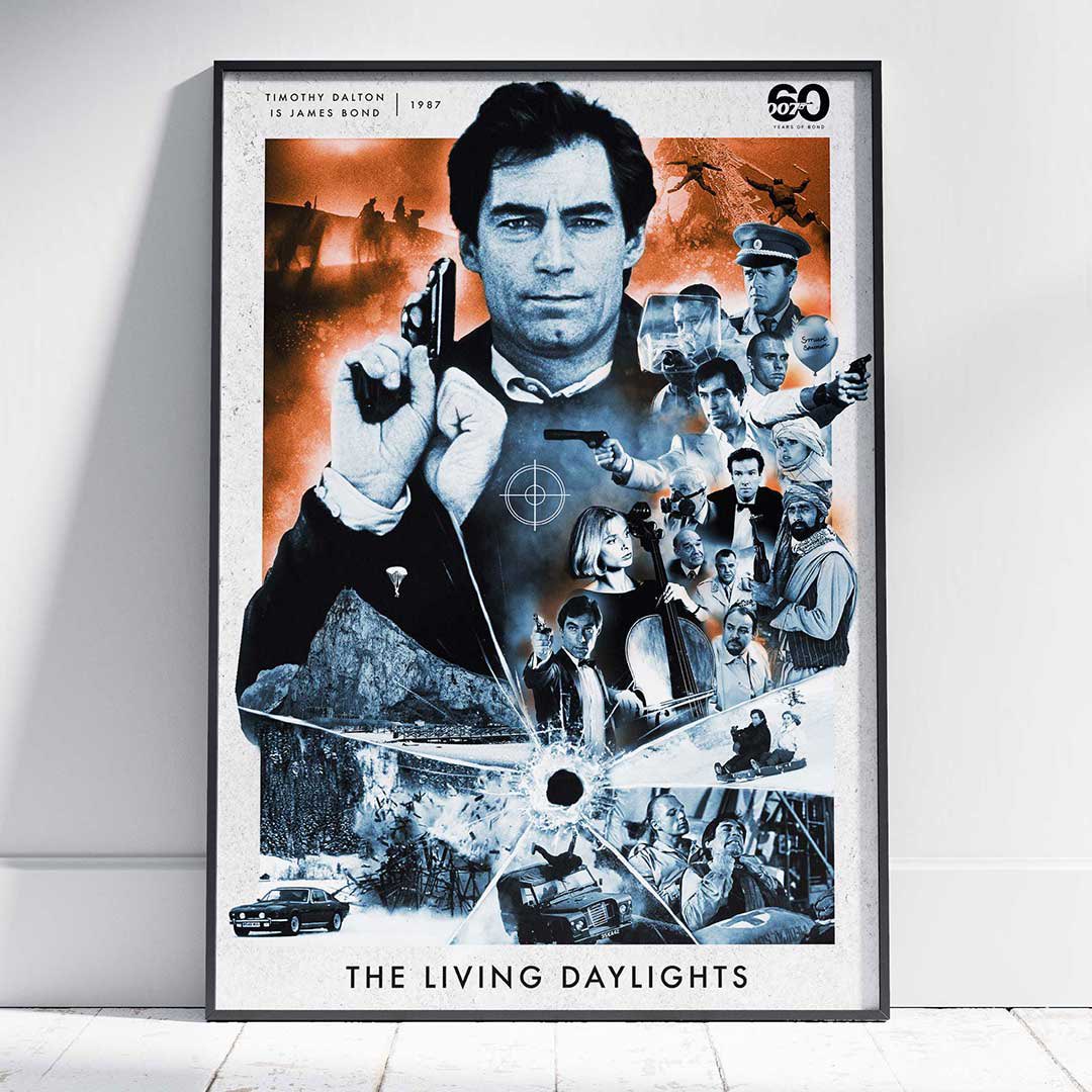 It’s been a year today since i dropped my #TheLivingDaylights poster, always been a fan of Daltons Bond anyone else?

Print available to buy link below 👇🏻 
robwattscreative.etsy.com

#JamesBond #JamesBondTwitter #timophydalton #posterdesign