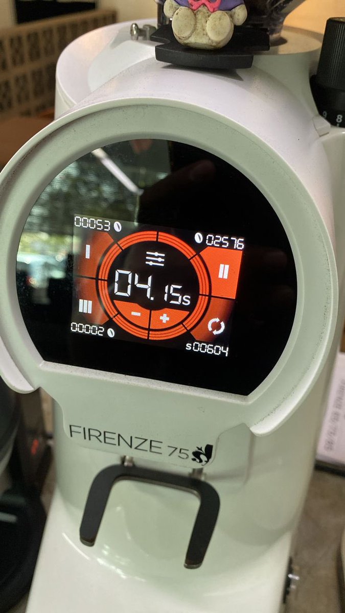 aizuddinmanap's tweet image. ni pulak firenze 75mm 18g dalam 4 saat untuk beans medium roast
