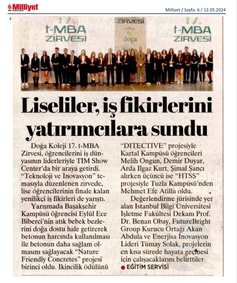 Liseliler, iş fikirlerini yatırımcılara sundu!
<a href="/milliyet/">milliyet.com.tr</a>