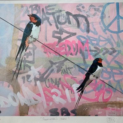 #NewProfilePic #graffiti #birdart #Swallows