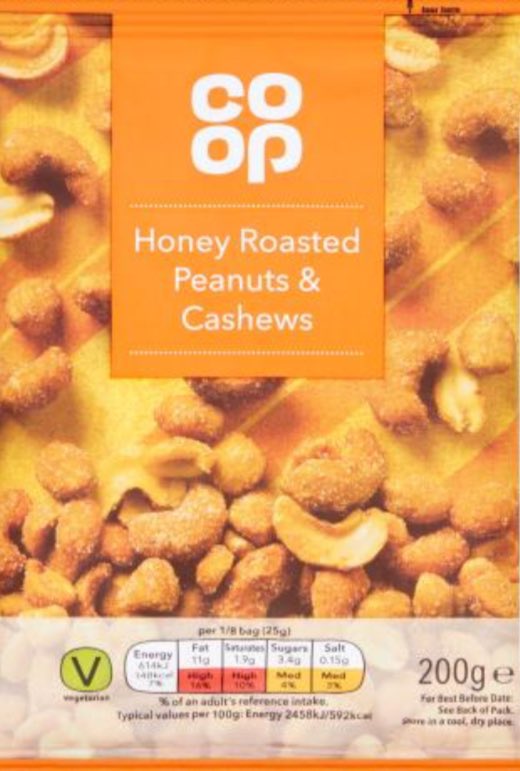 Hey <a href="/coopuk/">Co-op</a>. These are by a country mile my favourite nuts in fact I probably eat more of them than I should 🤦‍♂️ Can you explain though why I can buy them for £2.95 at one of your shops but at another of your shops less than three miles away they are £3.15? #justasking