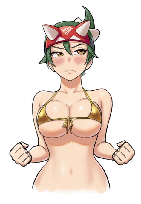 謎ポーズ金ビキニキリコ
原稿終わったのでやっとらくがきできるぜ 