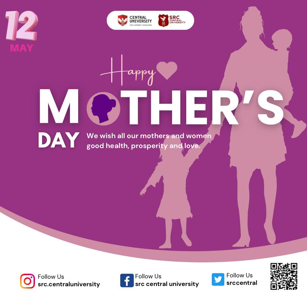 On this special day, we celebrate 🎉 all mothers 👩🏽‍🍼 and women 🙍🏽‍♀️.  
We appreciate your unwavering love ❤️, guidance ✊🏿 and support 🤝
Happy Mother’s Day

#HappyMothersDay  #CUsrc