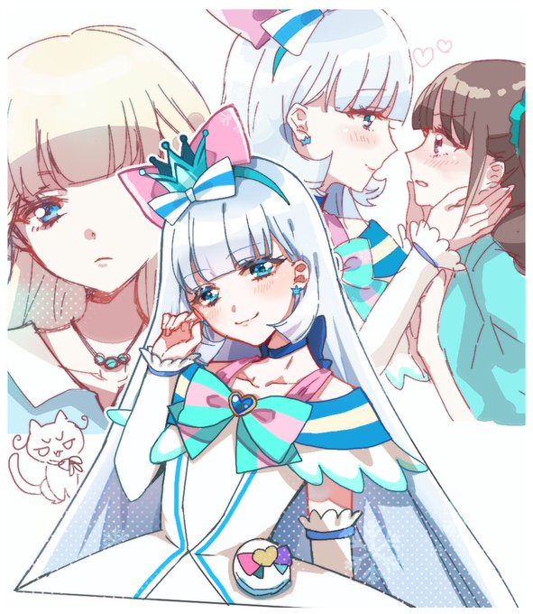「mini crown multiple girls」 illustration images(Latest)