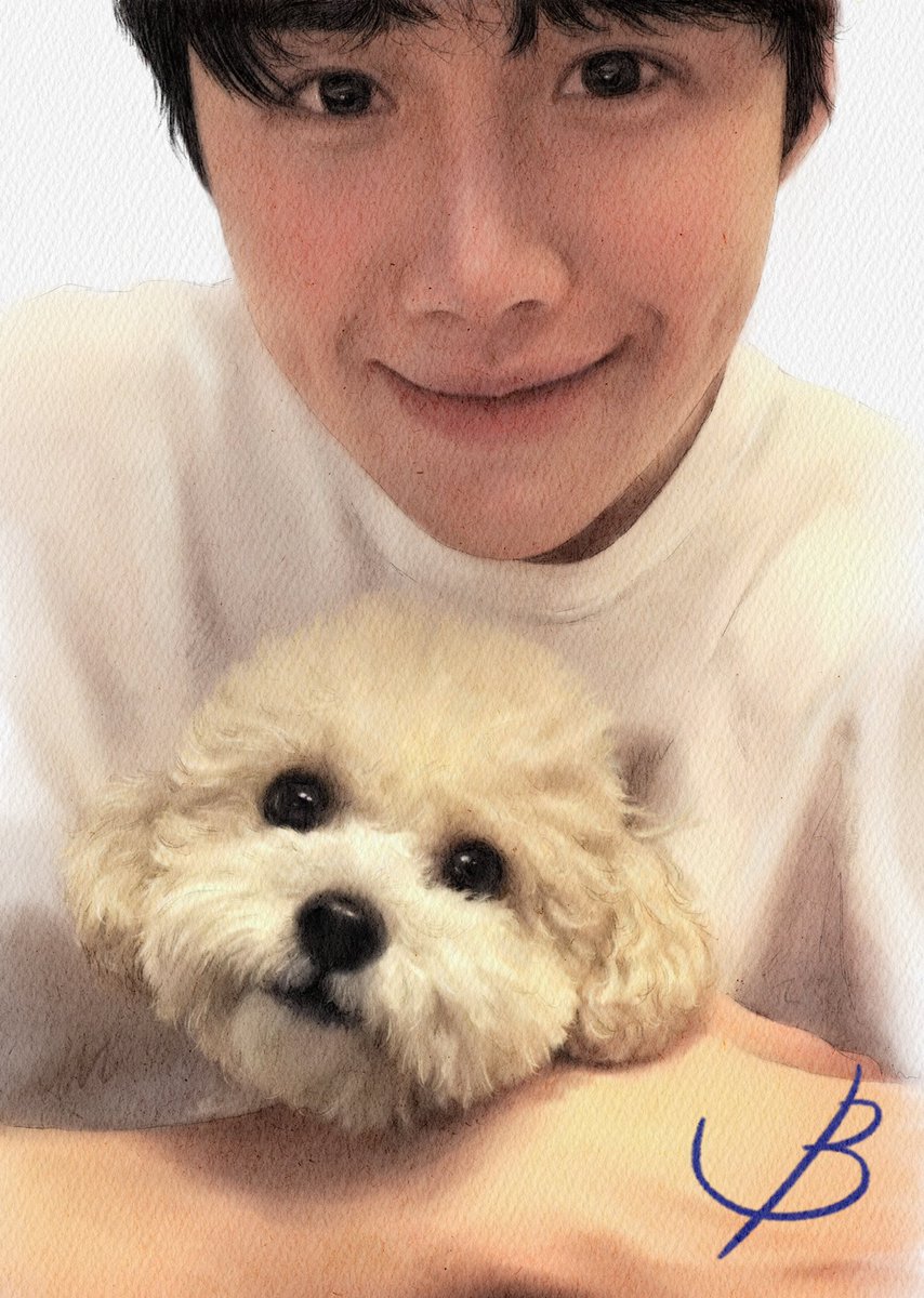 bbbbbb0508's tweet image. 🐶멍뭉이 형제 🐶

 #김선호 #KimSeonHo #B #팬아트