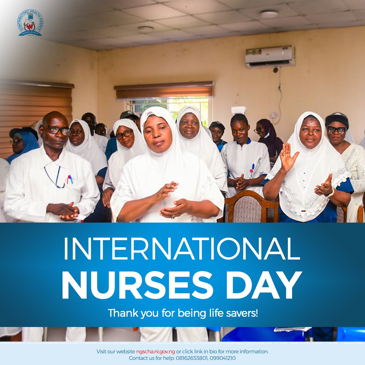 On #InternationalNursesDay, we celebrate the extraordinary work done by nurses across the world! We particularly thank nurses in Niger State for their unwavering compassion, skills, and tireless dedication to securing a healthy future for our beloved state. #NiCare #UHC