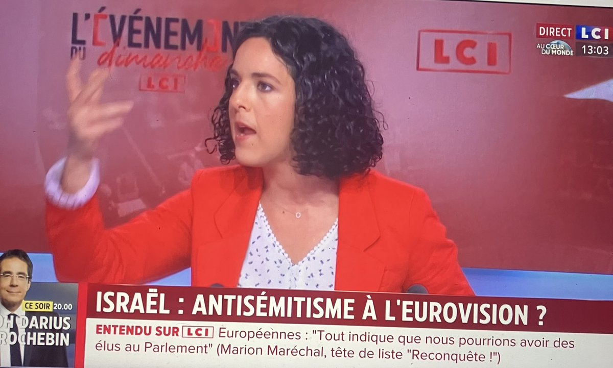 Manon Aubry très ferme sur la condamnation d’Israël et du massacre en cours ! Les macronistes et lepenistes qui soutenaient plutôt la candidate israélienne au candidat français sont des 🤡
