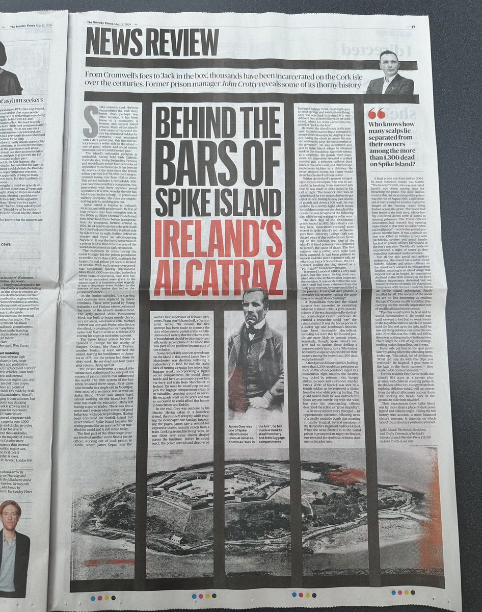 A first ever Sunday Times article. Míle Buíochas A red letter day. #cork #WritingCommunity