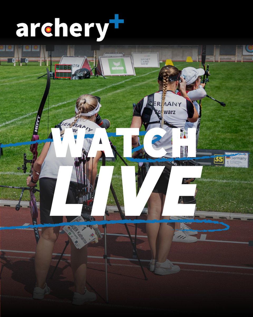 Subscribe to watch the European Championships recurve finals LIVE from Essen on archery+ at 👇 archery.tv #ArcheryEurope #Archery