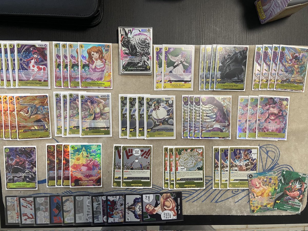 Store: Illustrious Cards & Games City, State: Fords, NJ Date: 05.04.24 Players: 19 Winner: Jerry Green @WTF_JERRY - Yellow Katakuri #OnePiece #OnePieceCardGame #OnePieceTCG #OrangeSamuraiD #OPTCGTopList