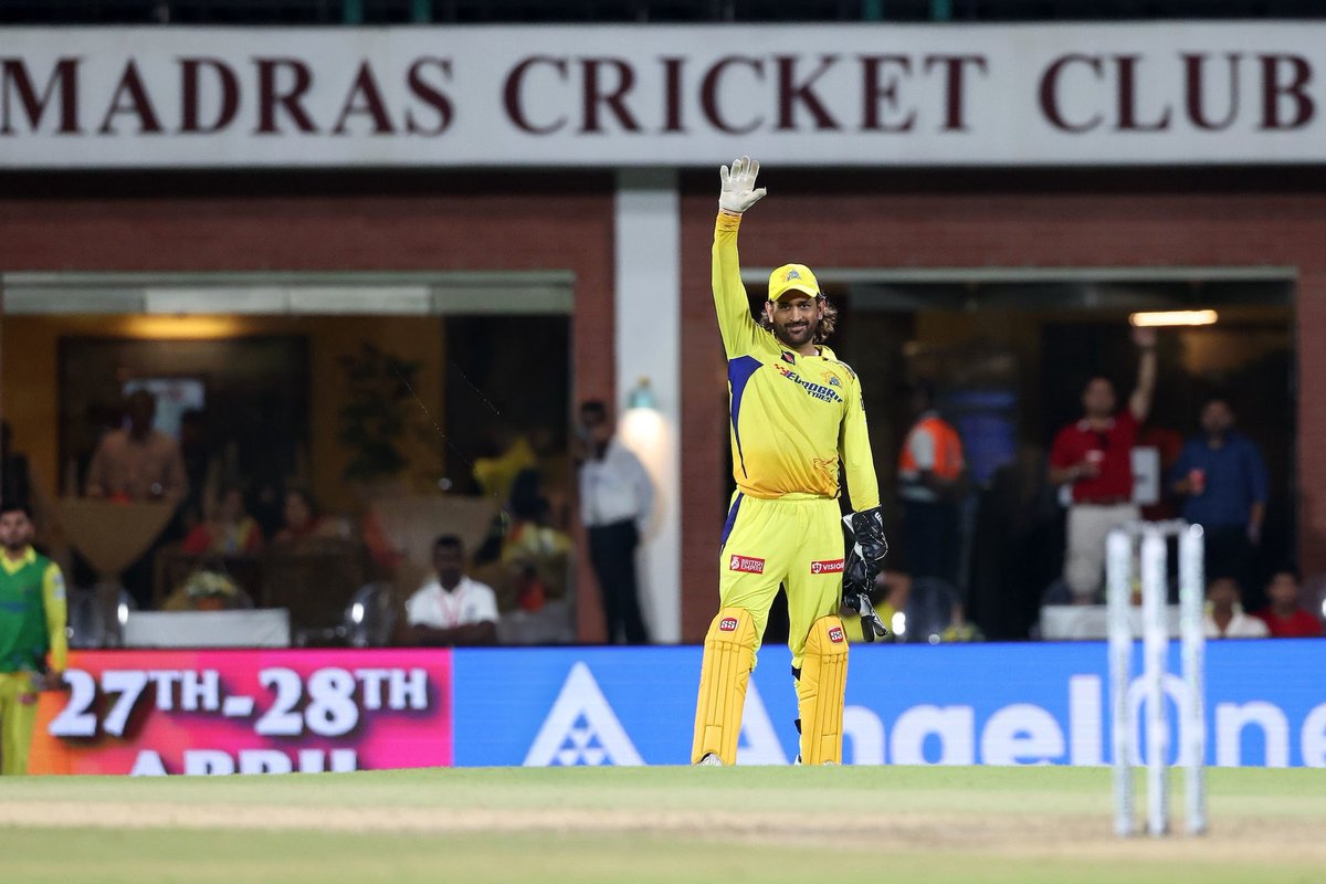 The discussion has shifted from which team will win the #IPL2024 trophy to the location of #MSDhoni's farewell match - that's how big of a legend he is in the cricket world! 🔥 #CSK