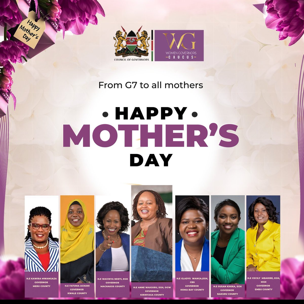 The Council of Governors extends heartfelt gratitude to all mothers, who tirelessly nurture, guide, and inspire. Your dedication shapes the future of our communities. Happy Mother's Day from @KenyaGovernors and the COG Women Governors Caucus 💖 #MothersDay
