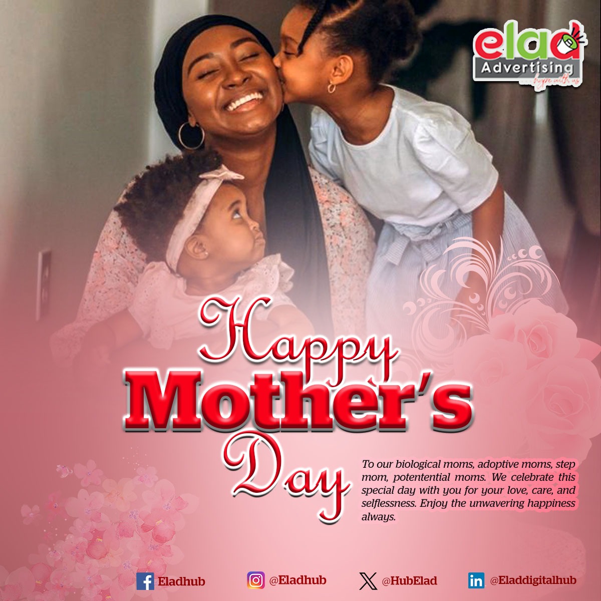 HubElad's tweet photo. "Happy Mother's Day". Enjoy your special day, and remember that you are cherished, appreciated, and loved beyond measure!"🥰🥰😊
#MothersDay
#motherhood #mothersday2024 @Accraaaaaa_ @RAkufoAddo @utvghana @tv3_ghana @ghonetv https://t.co/pk5PIrP3zS