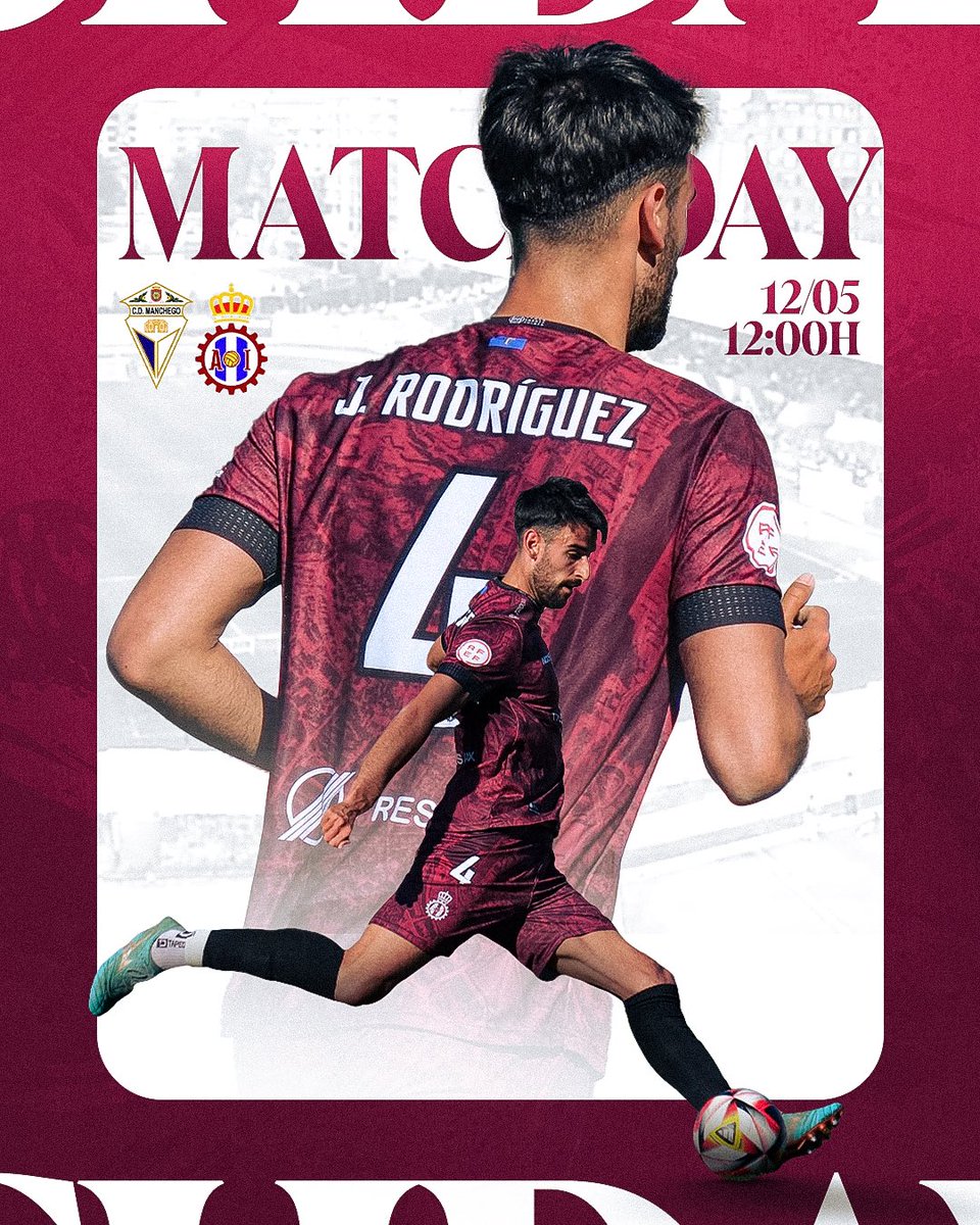 MATCHDAY! 🔵⚪️🔴

⚽ Segunda RFEF 
🆚 Manchego 
🏟️ Rey Juan Carlos I 
⏰ 12:00 

Primer paso <a href="/RealAvilesInd/">Real Avilés Industrial</a>!!!!