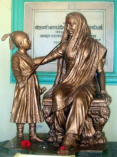 Jijabai

Jijabai was the mother of Shivaji, the founder of the Maratha Empire in India. Her guidance and education of Shivaji were instrumental in his development as a leader and warrior against the Mughal Empire.
