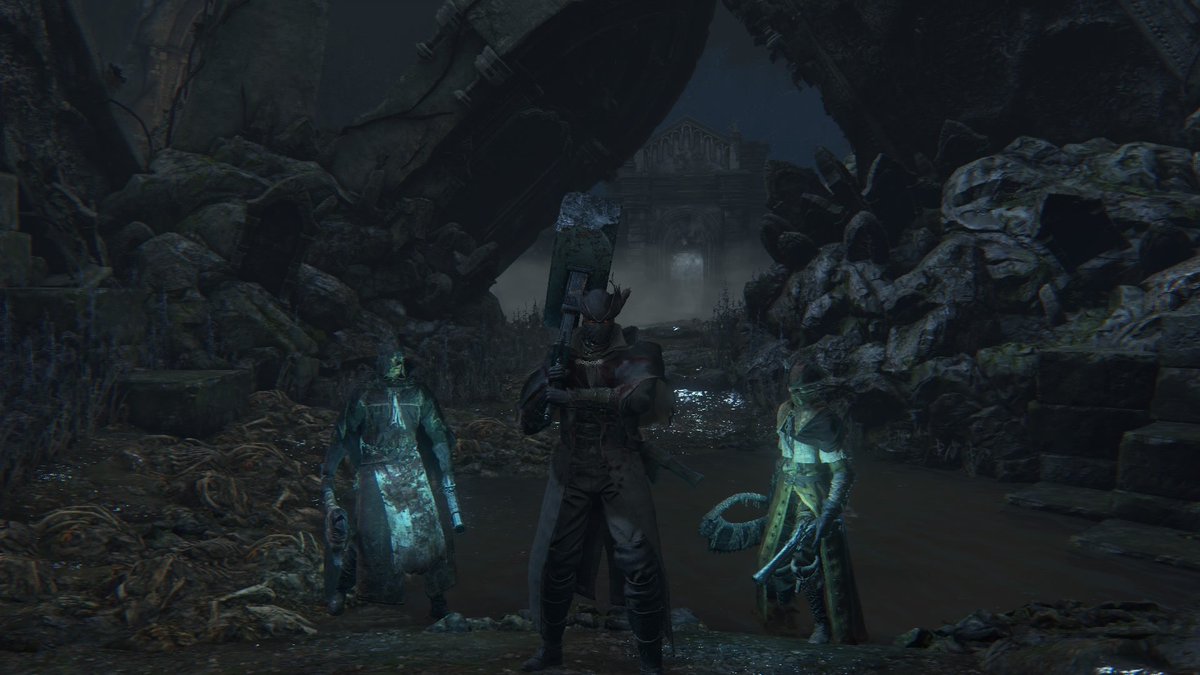 AnvilGaming's tweet photo. Me and the boys on our way to destroying the Shadows of Yharnam.

#Bloodborne https://t.co/fmHSwUcwUm