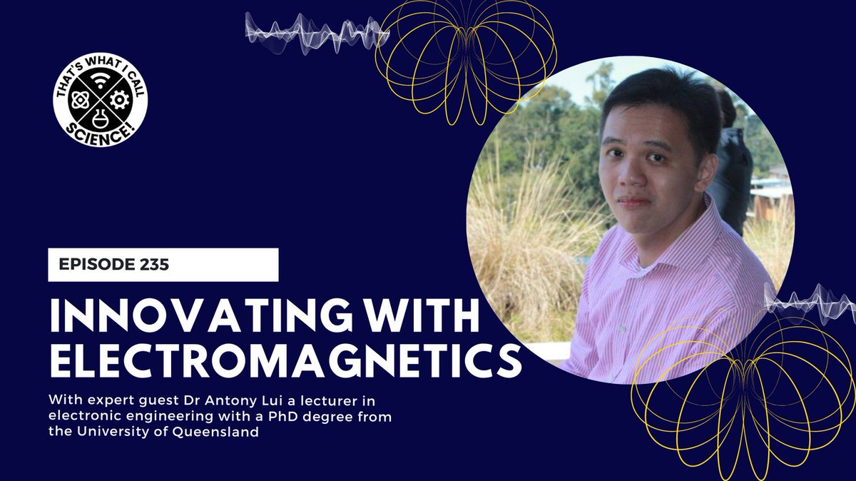 That's What I Call Science 🎙 (@thatssciencetas) on Twitter photo Join Olly and Sarah on Ep235 as they delve into the fascinating realm of electromagnetics alongside expert guest Dr. Antony Lui, exploring its diverse applications from medical diagnosis to antennas for sensing and communications.
#scicomm #stemmpodcast
<a href="/EdgeRadio993FM/">Edge Radio 99.3FM</a> Join Olly and Sarah on Ep235 as they delve into the fascinating realm of electromagnetics alongside expert guest Dr. Antony Lui, exploring its diverse applications from medical diagnosis to antennas for sensing and communications.
#scicomm #stemmpodcast
<a href="/EdgeRadio993FM/">Edge Radio 99.3FM</a>