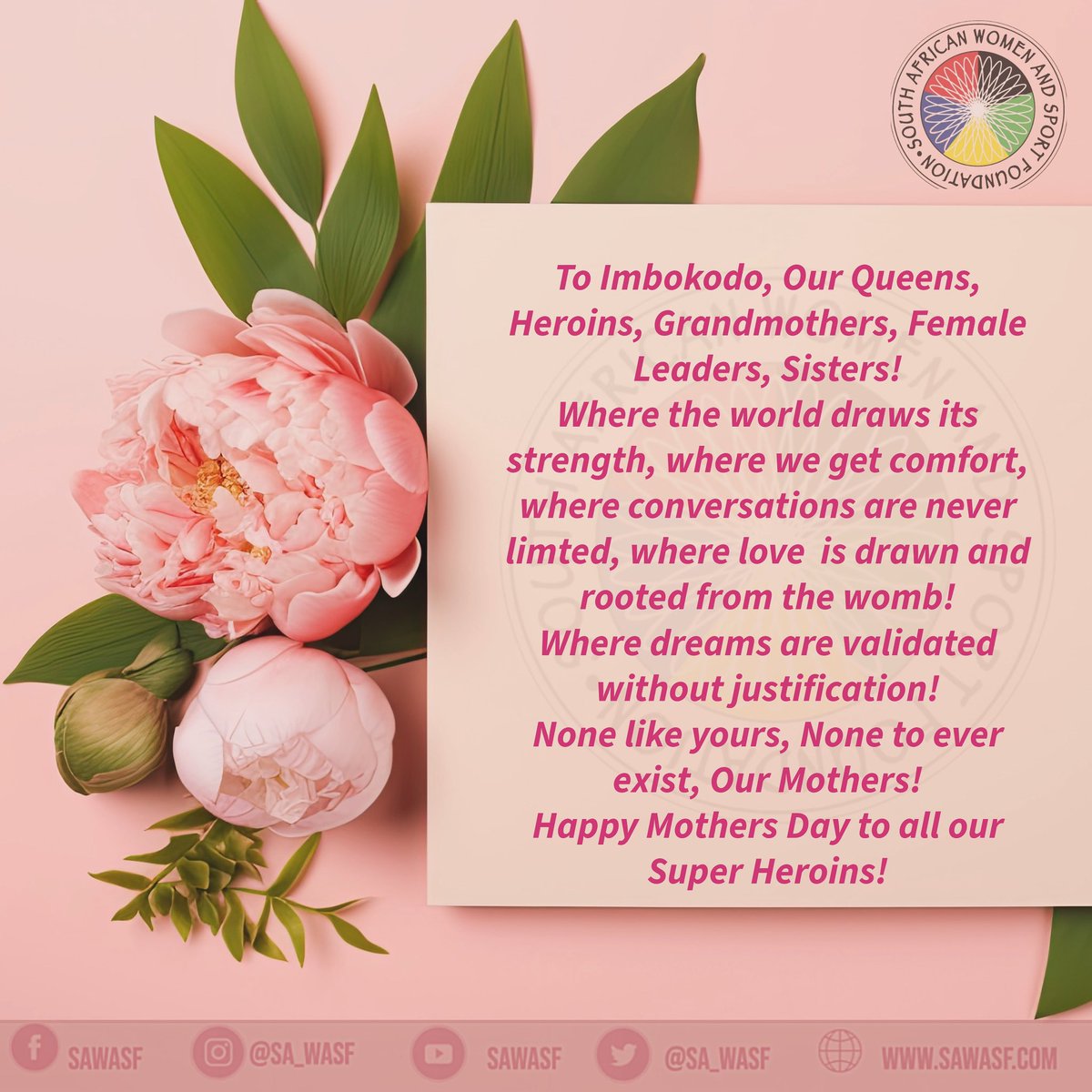 Celebrating All the Women in the World! 
Happy Mothers Day 🌸