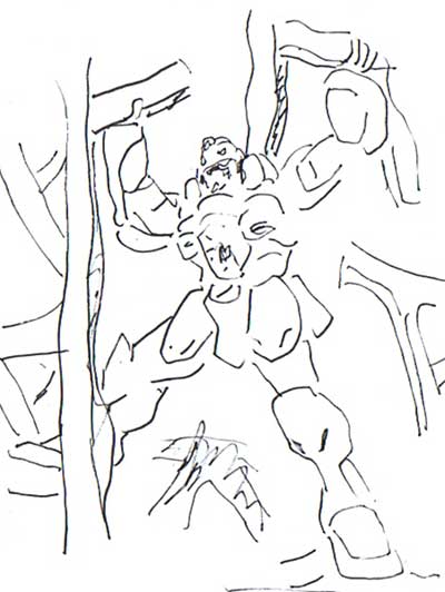 左手作画 これなんだ? 