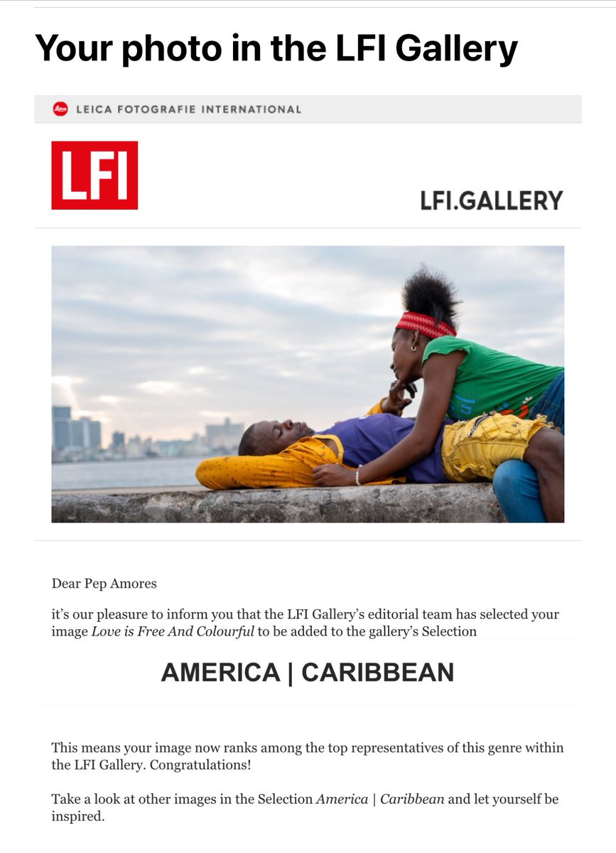 Ostras tú, los de LFI (Leica Fotografie International) han seleccionado una foto mía para su galería. Un honor!
Gracias al fotógrafo @joanboira y sus sabios consejos!

lfi-online.de/de/galerie/sel…