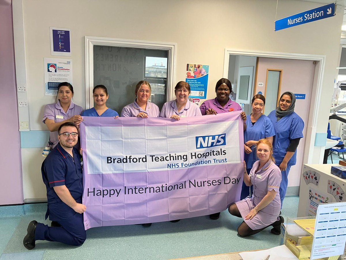 Happy International Nurses day from the Stroke and Neuro rehab team #InternationalNursesDay <a href="/BTHFT/">Bradford Teaching Hospitals NHS FT</a>