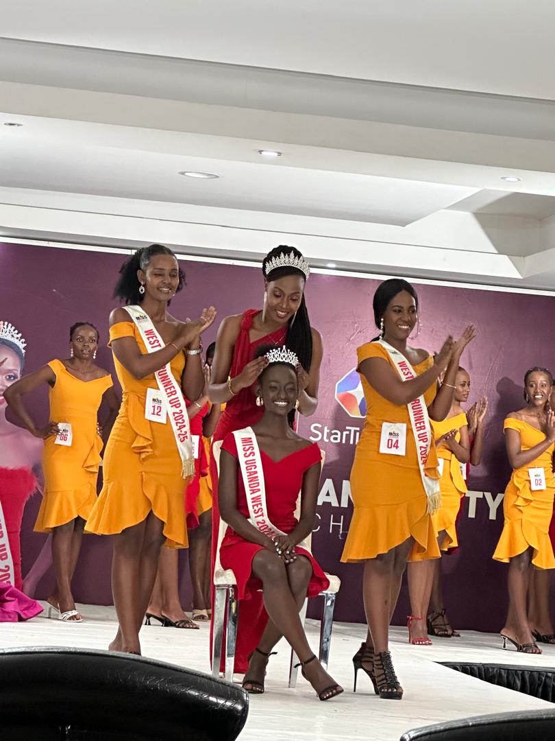 Time to shine as I am crowned Miss Uganda western region 🥳🥳🥳 #MissUganda2024
