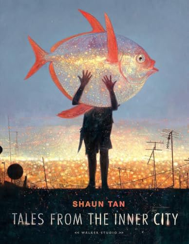 40 days until the #YotoCarnegies24 awards. Today’s illustration medal book I’m highlighting is the 2020 winner. Tales from the Inner City by Shaun Tan. @CarnegieMedals @CILIPinfo
