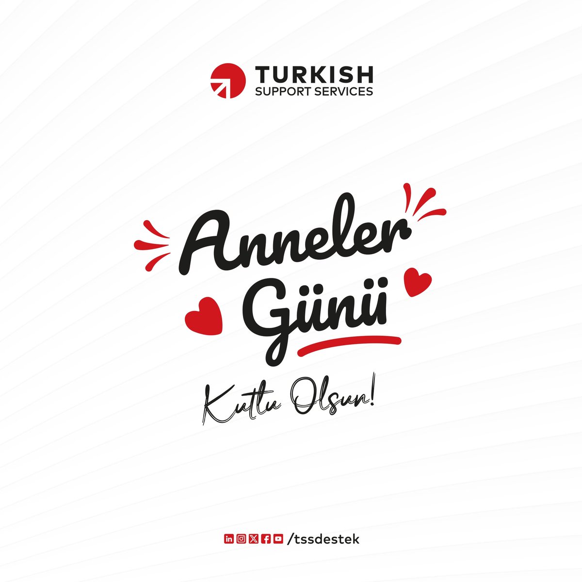 Her daim yanımızda olan ve bizi yüreklendiren tüm annelerin #AnnelerGünü kutlu olsun!

#TSS