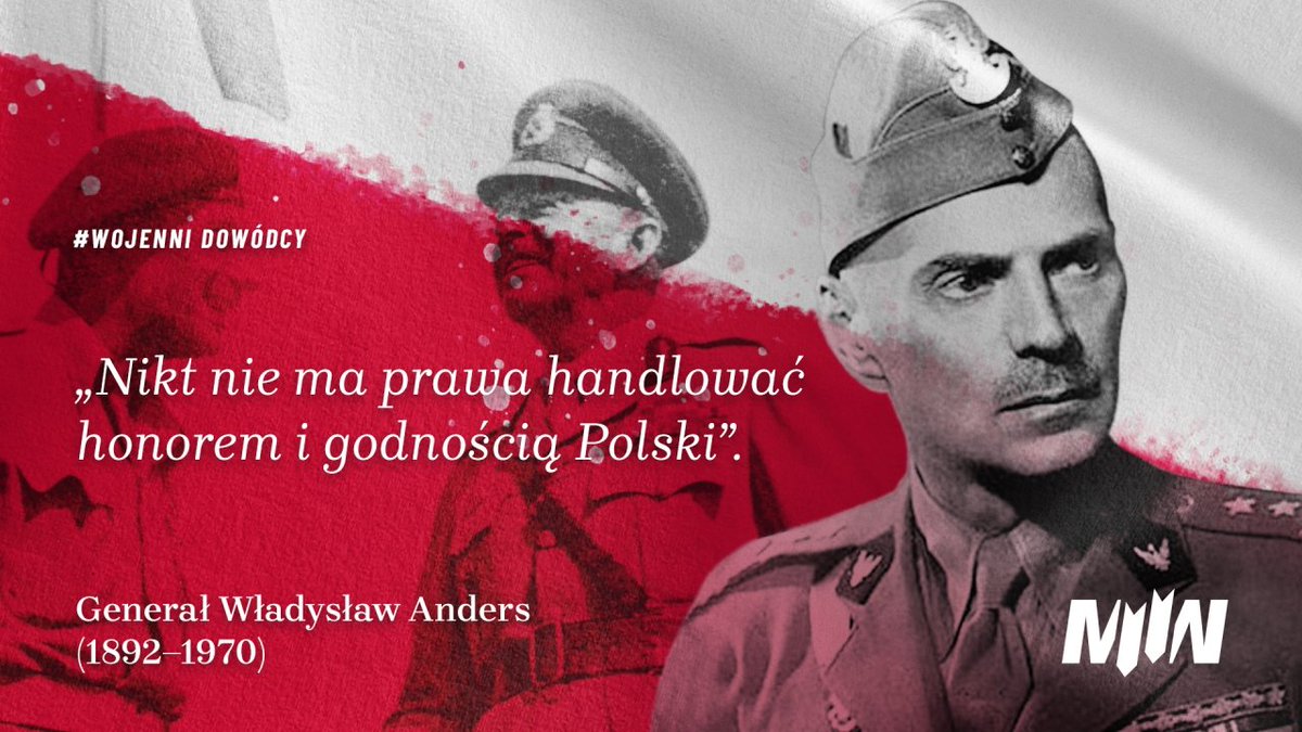 54 lata tenu w Londynie zmarł gen. Władysław Anders, organizator i dowódca Armii Polskiej w ZSRS, a następnie 2. Korpusu Polskiego; od lutego do maja 1945 r. pełnił obowiązki Naczelnego Wodza; pochowany na cmentarzu Monte Cassino.