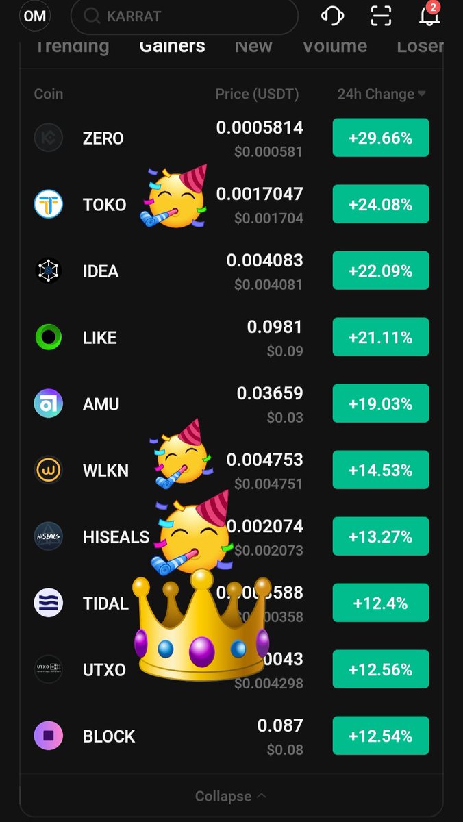 $Toko. $Wlkn. #Hiseals
💥💥💥💥
The tiger munchkin is on fire, the next pump is the $Tidal coin
$Tidal. 2x coming very soon

MC 270K

#BTC

#TIDAL
☝️☝️