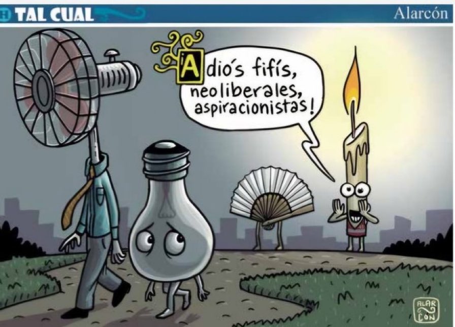 Venezuelizados: hasta el aire que respiren. 😩 @alarcondibujos